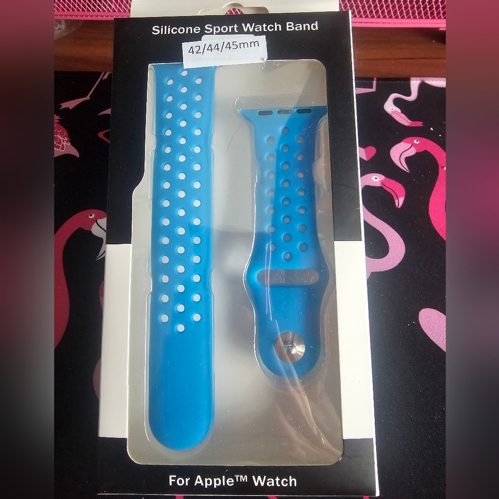 Silicone Apple Watch Sports Band-42/44/45-NIB